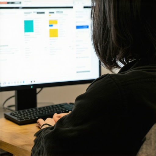 Data-Driven Local SEO Strategies Digital marketer analyzing local SEO data on a computer