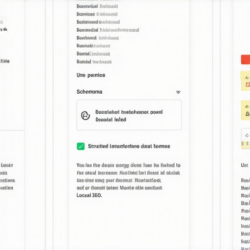 Schema Markup for Local SEO Diagram illustrating schema markup integration on a local business website