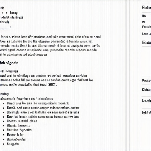 Illustration of schema markup implementation on a website showing rich snippets
