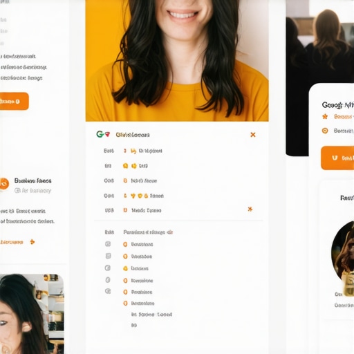 Boost Your GMB Profile Effectively Business owner optimizing Google My Business profile with review management and local signals.