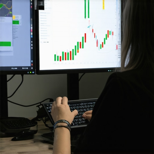 Person reviewing detailed local SEO metrics and maps on computer screens.