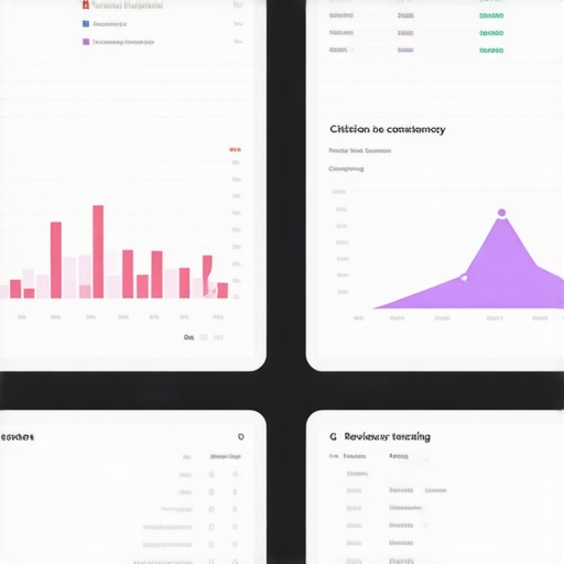 Local SEO management dashboard with metrics and citation data.