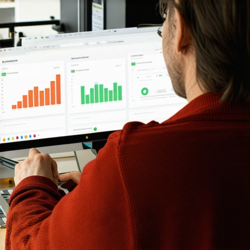 Business owner enhancing GMB profile with analytics insights