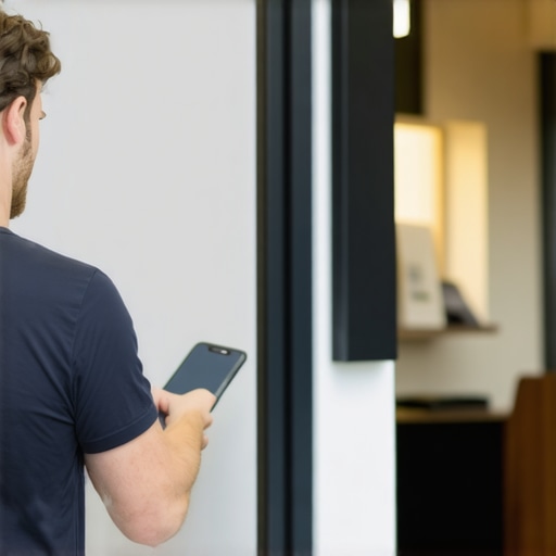 Business owner interacting with photos on Google My Business