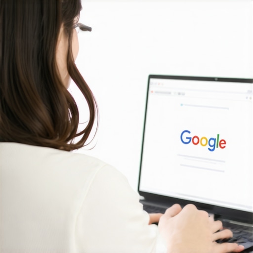 Marketer reviewing local business listings on screen with charts and data