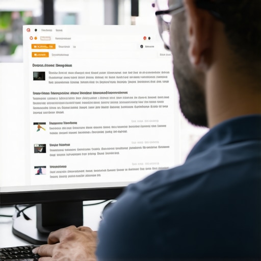 Business owner reviewing online reviews with keyword highlights