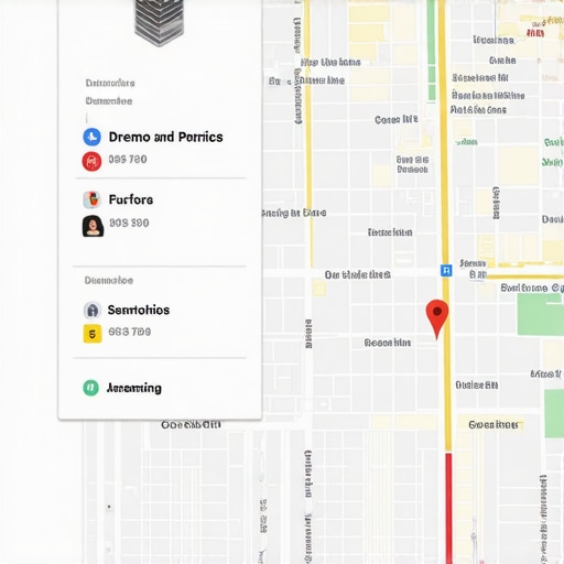 Screen capture of Google Map Quality Report dashboard displaying profile health metrics.