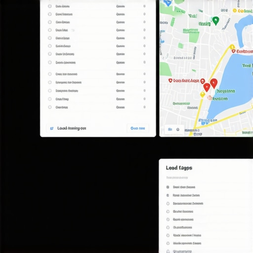Performance analytics dashboard highlighting local lead gaps and ranking data